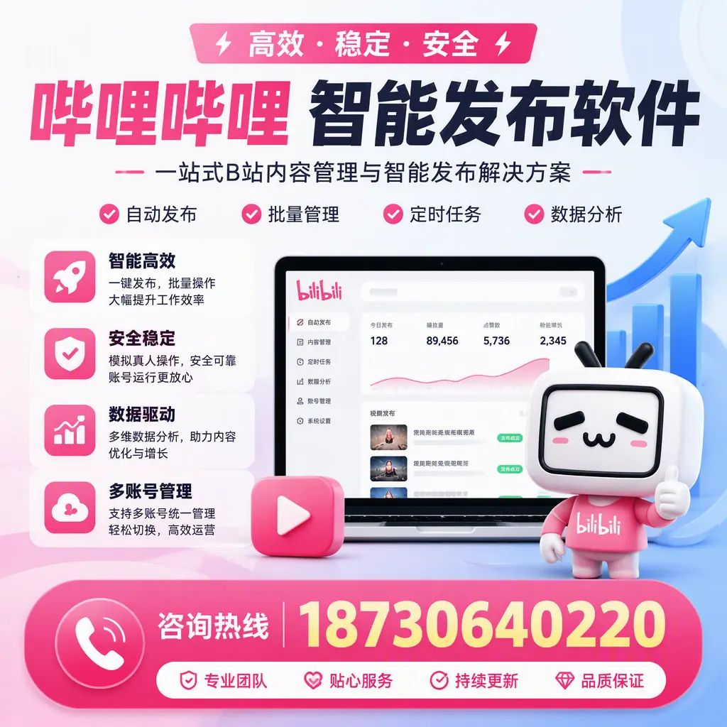 哔哩哔哩智能发布软件适用场景分析：在 铜川 的最佳实践